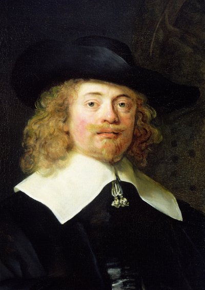 Full Length Portrait of a Standing Man (detail) by Rembrandt van Rijn